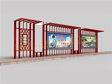 青岛公共自行车棚制作厂家时达广告制品厂